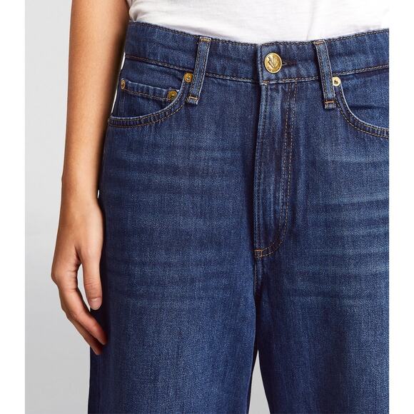 NWT Rag & Bone The Logan Mid-Rise Rigid Wide Leg Jean Annalise Women's Size 29 - Picture 9 of 9